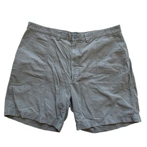 Polo Ralph Lauren Men Flat Front Casual Chino Shorts Khaki Size 42 Vintage 90s